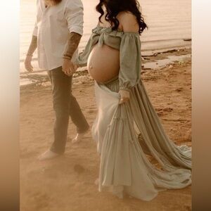 WeAreReclamation Boutique Set w/ Off-shoulder Top and Long Skirt